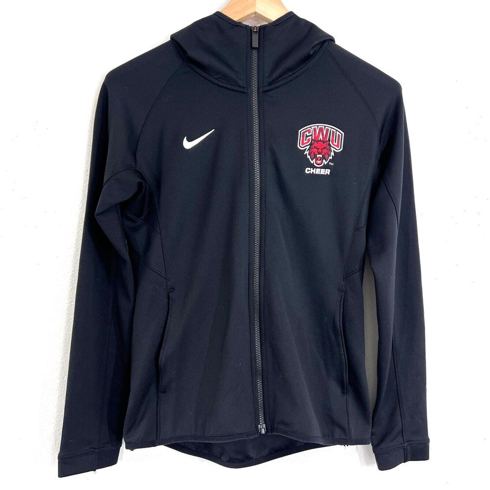 CWU Cheer-Nike Dri-Fit Showtime Knit Jacket 2.0‎ Hoodie Full-Zip Womens Small